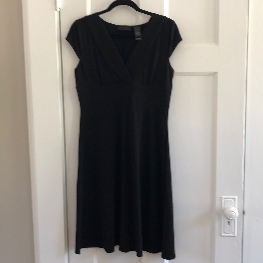 Black jersey dress